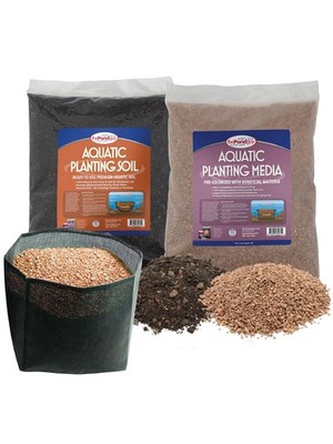 The Pond Guy Small Black Outdoor Planting Kit - Bag & Soil for Small,