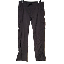 Prana Hiking Pants Belted Lightweight Gray Men 34