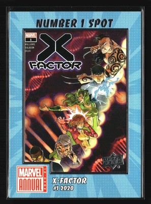2020-21 Upper Deck Marvel Annual - Number 1 Spot - #N1S-11 X-Factor (2020) #1