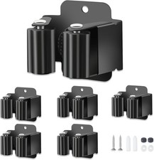 5 PCS Broom Holder Wall Mount, Upgraded Heavy Duty Mop and Broom Holder Wall Mou