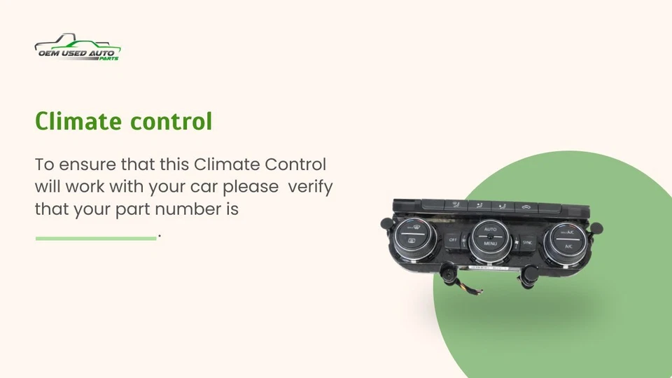 1995-1996 Ford F-150 aquecedor CA controle climático AVH7E - Imagem 2 de 4