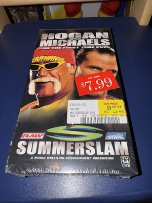 MINT! SEALED WWE SummerSlam 2005 VHS GEM SUPER RARE GRAIL Hulk