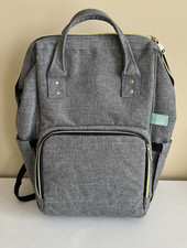 AFBP Sydney Breast Pump Backpack Diaper Bag Cooler Grey Unisex