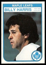 1982-83 O-Pee-Chee Card Hockey Billy Harris Toronto Maple Leafs #322 NM