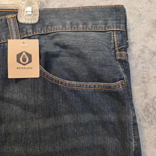 Levi Strauss 550 Jeans Mens W46 L32 Big Tall Blue Relaxed Fit Denim Tapered - Picture 5 of 23