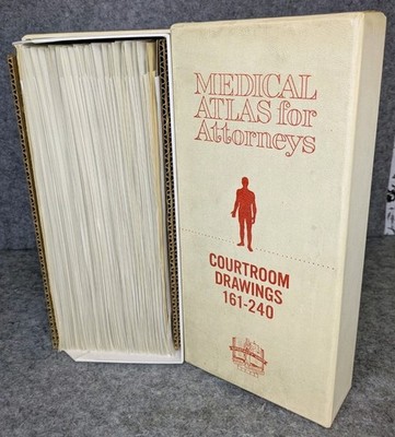 Medical Atlas for Attorneys Courtroom Drawings 161-240 Berkley Press - READ!