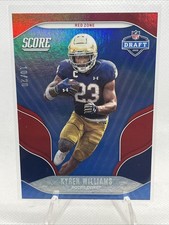 Kyren Williams Rookie /20 NFL Draft Red Zone #D17 RC Notre Dame Rams