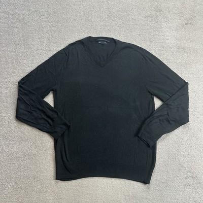 GAP Herren Pullover Sweater Gr L Retro Strickpullover Jumper Pulli 21917 Schwarz