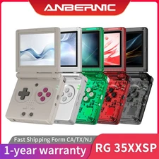 ANBERNIC RG35XXSP Retro Handheld Game Console Linux 64G 5K+ Game 3.5" IPS Screen