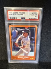 1988 Score Traded ROBERTO ALOMAR #105T RC Rookie PSA 10 GEM MINT