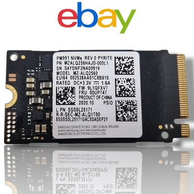   Samsung PM991 NVMe SSD 256GB M.2 PCIe | 94% Zustand    #FF146