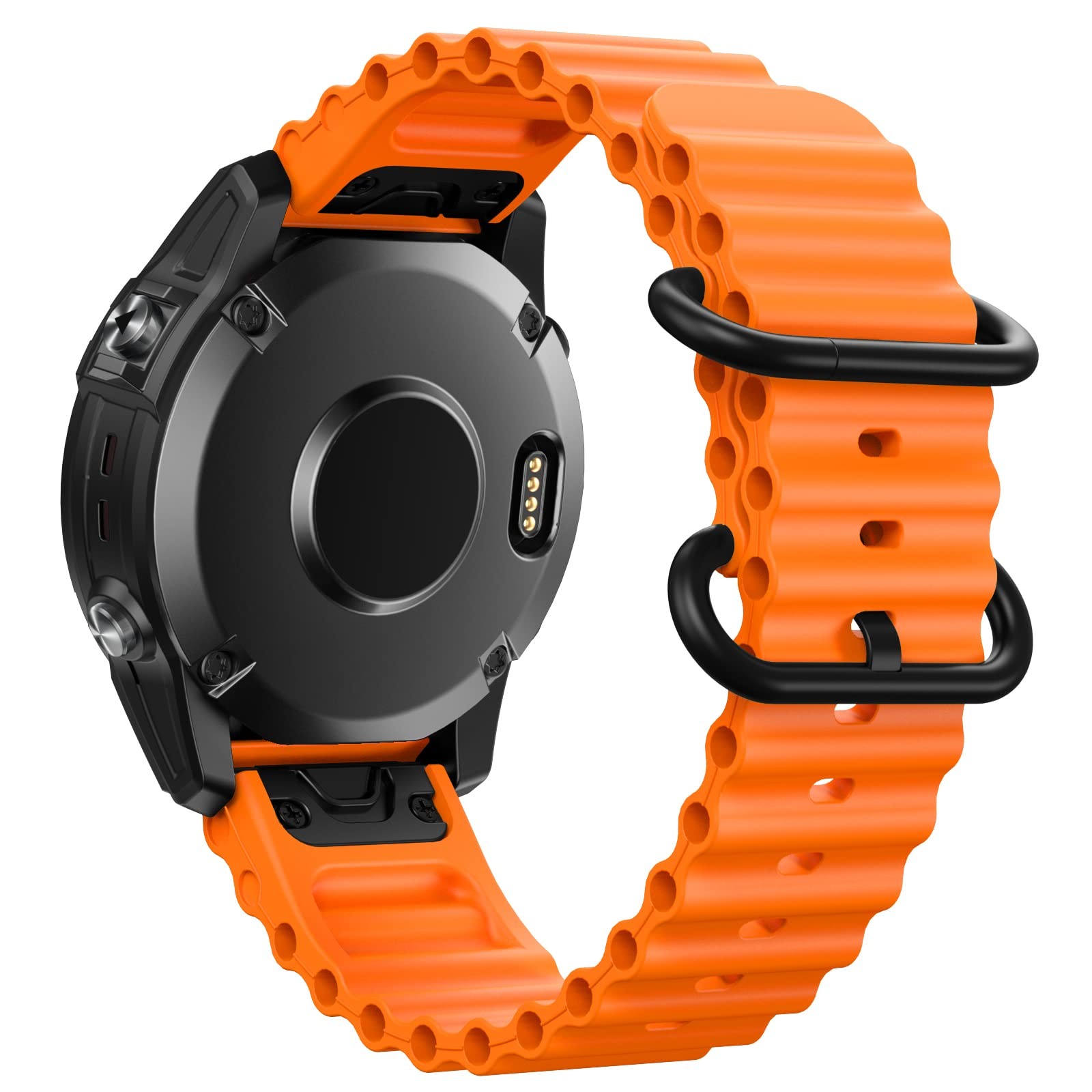Bracelet Garmin Fenix 7 étanche style Ocean Wave pour nautisme