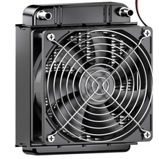 Water Cooling Radiator, 8 Pipe Aluminum Heat Exchanger Radiator with Fan