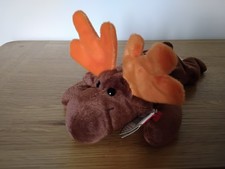 TY BEANIE BABIES "CHOCOLATE" THE MOOSE 1993 EDITION. RARE. WITH TAG. VGC.