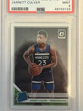 2019-20 Panini Donruss Optic Jarrett Culver RC #160 - PSA 9