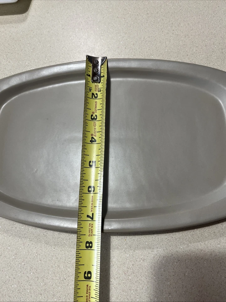 Umbra Hub Serving/Vanity Entryway Tray Matte Stone Colored 14x7.5 - Image 4 of 4