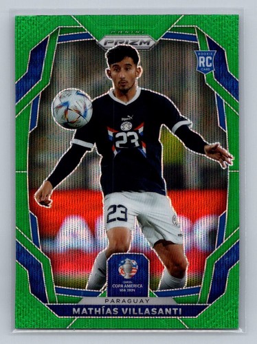 2024 Panini Prizm CONMEBOL Copa America - #76 Mathias Villasanti Green Wave
