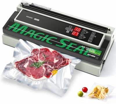 16'' Commercial Vacuum Sealer Machine, Meat Sealer Vacuum Packing Machine with D