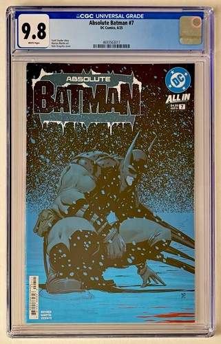 ABSOLUTE BATMAN #7 • CGC 9.8 • Nick Dragotta A Cover • 1st MR FREEZE • 1st PRINT