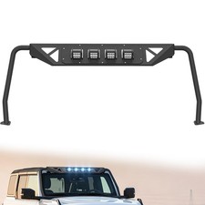 Front Windshield Frame Cover For 2021-2026 Ford Bronco 24 Doors W Led Lights