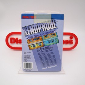 NES Nintendo XENOPHOBE - ROUND SEAL OF QUALITY / SOQ - NEW & Sealed with H-Seam!