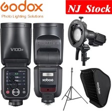 US Godox V100N Speedlight 24 24in/60 60cm Portable Collapsible Softbox 2m tripod