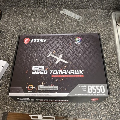 MSI MAG B550 TOMAHAWK ATX Motherboard, AMD Socket AM4, DDR4, PCIe, RGB