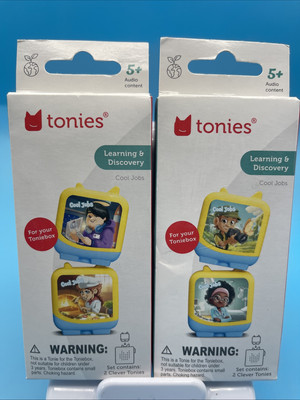 Clever Tonies Set - Cool Jobs Audio Character Set of 4 NEW FOR 2024