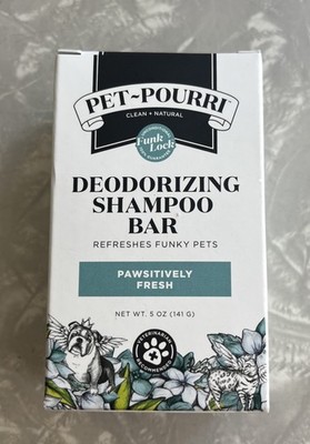 Pet-Pourri Deodorizing Shampoo Bar for Dogs Cats Pawsitively Fresh NEW Free Ship