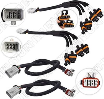 4 × Coil Pack Relocation Kit for LS1 LS6 LSX Included Coil Harness and Extension