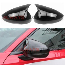Gloss Black Rearview Wing Mirror Cover Trim Accessories For Honda Civic 2022
