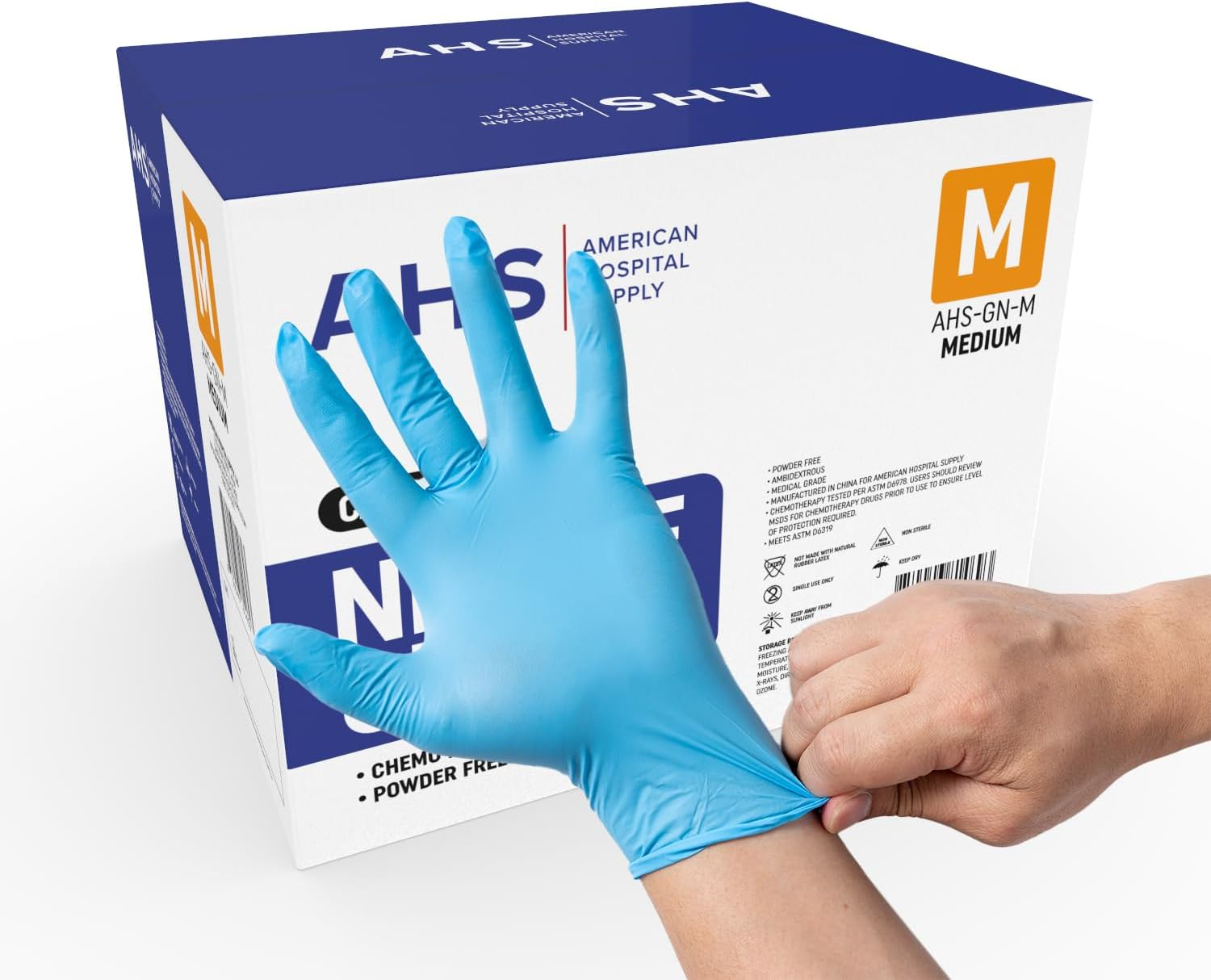 Nitrile Exam Gloves Chemo-Rated Powder-Free Medical Grade Pack-image