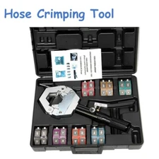 Auto Air Conditioning Hose Crimp Tool Hose Crimp Kit Manual Hydraulic Hose Crimp