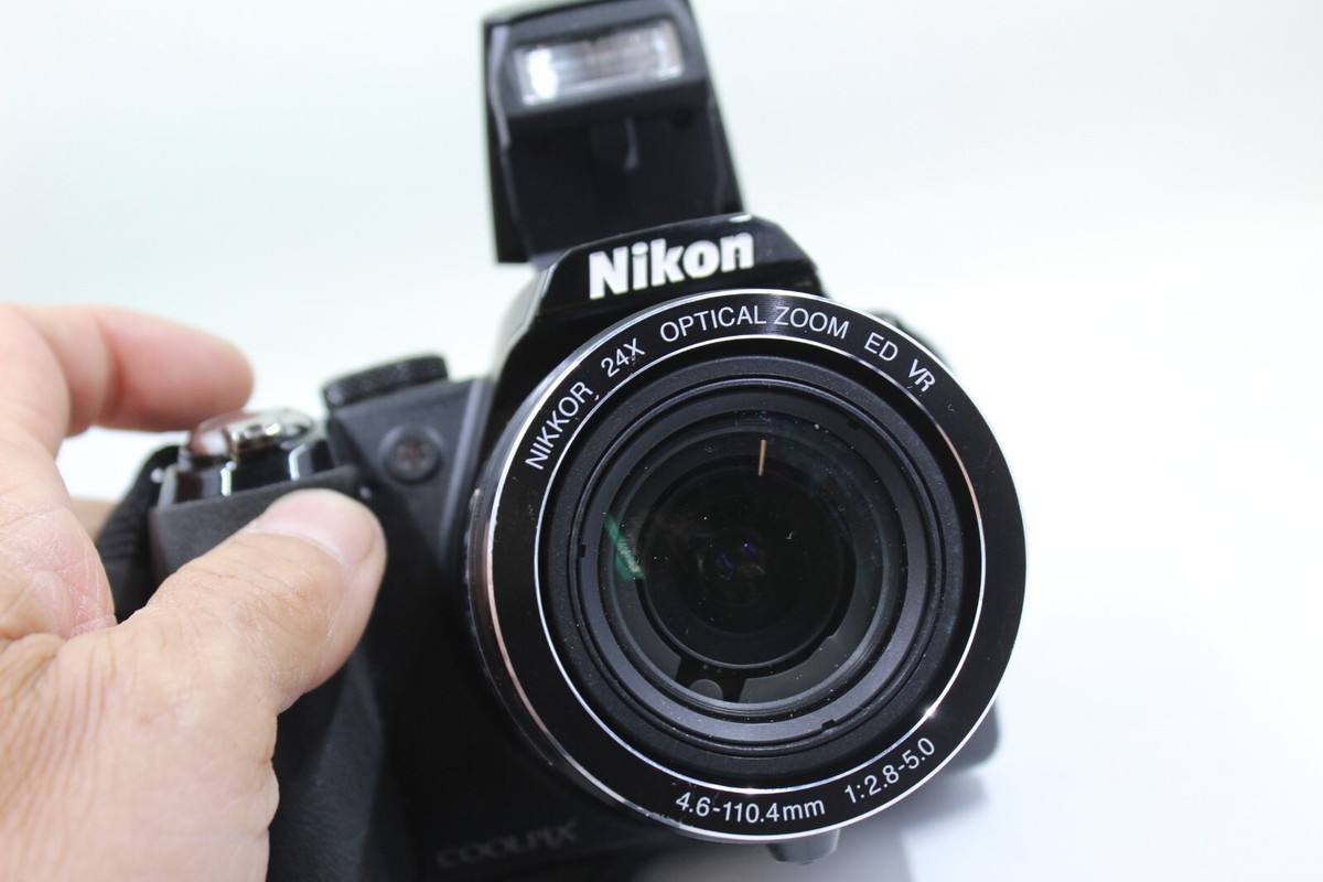 Nikon COOLPIX P90 Camera – 12.1MP, 24x Zoom, ED Lens + Battery