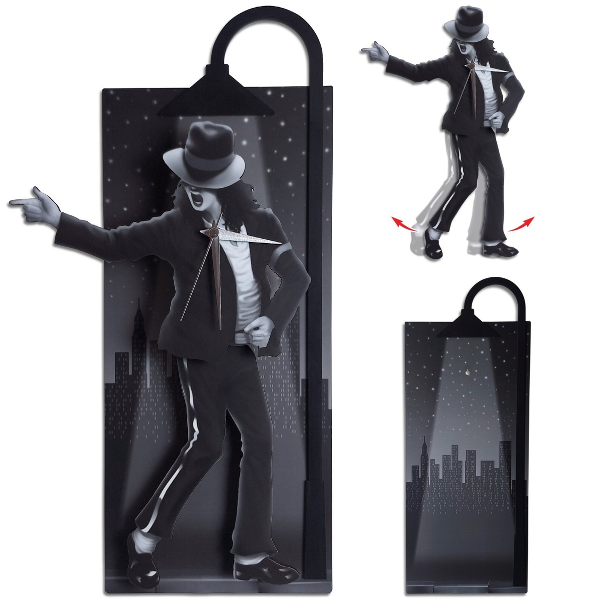 Michael Jackson Swinging Legs Wall Clock, Gift For Michael Jackson