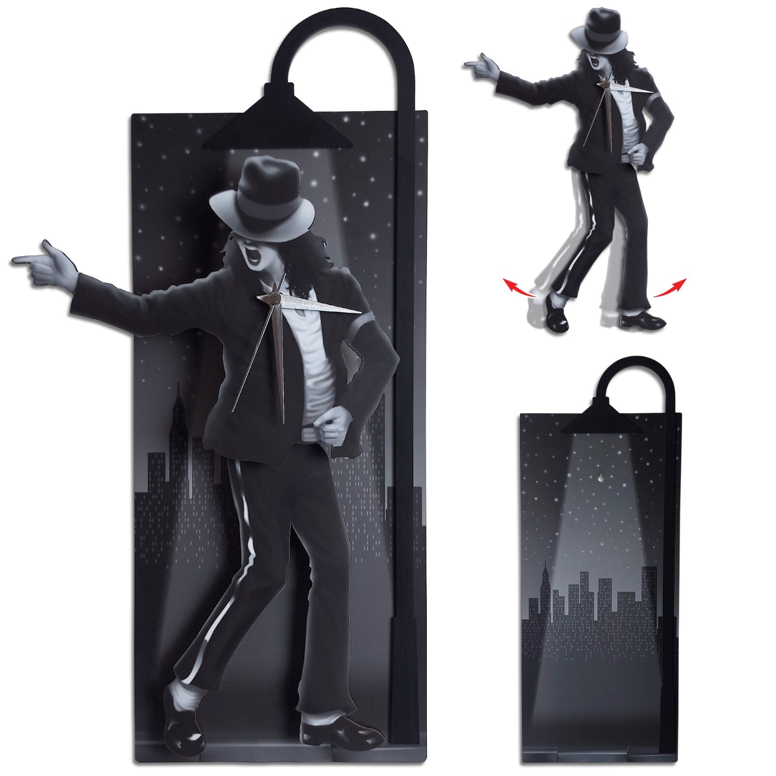 Michael Jackson Swinging Legs Wall Clock, Gift For Michael Jackson Fans Lover