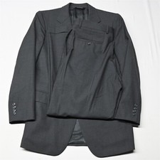 Jos A Bank 42R 32x30 Gray 100 Wool Mens Coat Jacket Pants Suit
