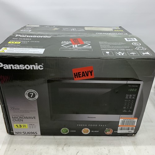 Panasonic NNSU696S Microwave Oven 1.3 Cft Stainless Steel/Silver