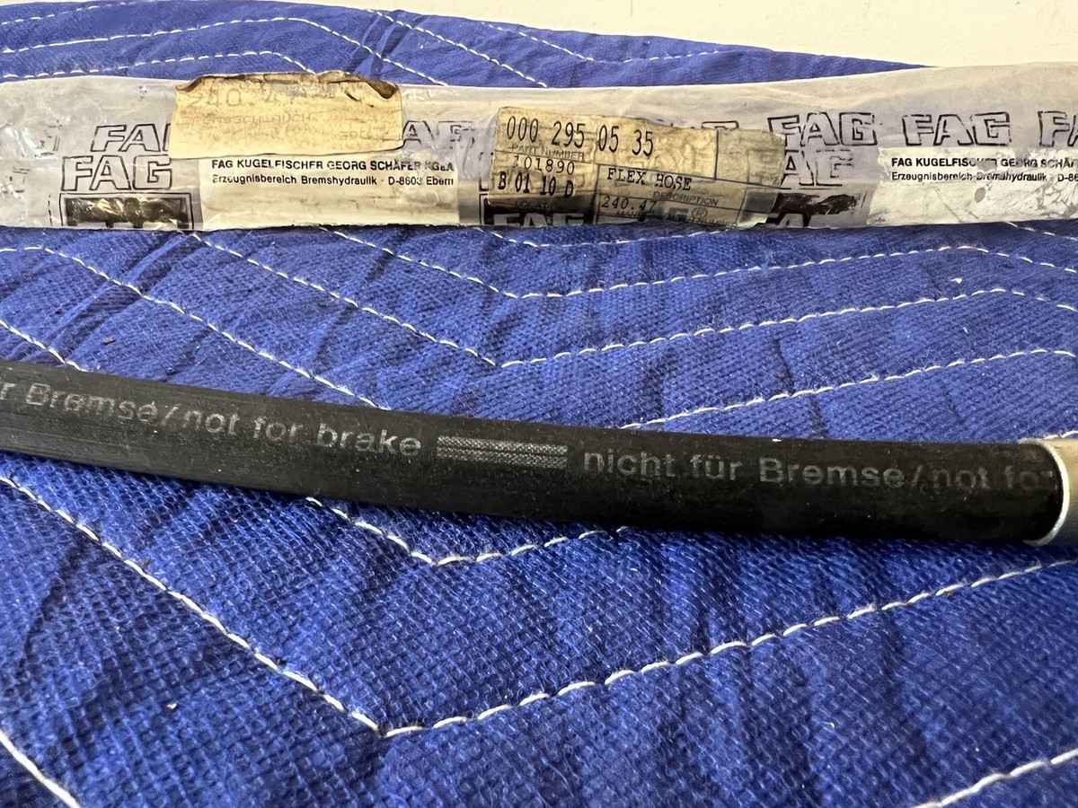 NOS FAG VLRUB W110 W111 W112 Clutch Cylinder Hose 0002950535 / 000 