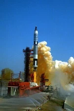 New 5x7 NASA Photo: Gemini - Titan IV (4) Launch, First Space Walk Mission