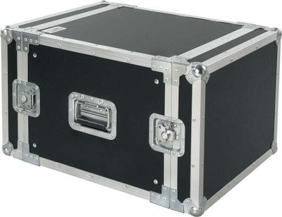 Proel CR208BLKM 8U 19'' Rack Case 45 cm Butterfly-Verschlüsse Schwarz laminiert
