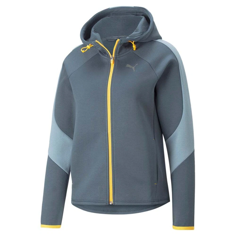 Puma Evostripe Full Zip Hoodie Womens Grey Casual Outerwear 84980918 | eBay