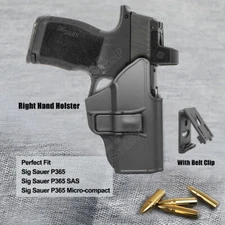 Holster OWB For Sig Sauer P365 3.1" 9mm P365 SAS P365 Micro-compact 40 sw Holder