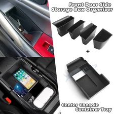 Front Rear Door Container Holder Armrest Organizer Combo For Mazda CX-30 2020+