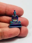 Hermit ascetic Rainbow Leklai Magic Talisman Protection Heal Amulet mini statue