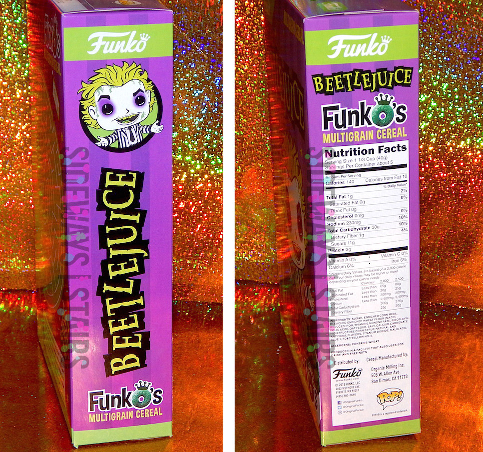 BEETLEJUICE POCKET POP! FUNKO'S CEREAL boxlunch exclusive keaton