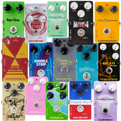 Caline Guitar Effect Pedals Super Sale! on 15 Models Buy 1 Buy 15 One LOW Price!