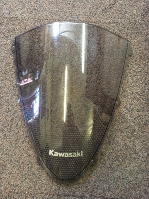 ⑩専用画面 Genuine Kawasaki Zx10 06-08 Standard Screen Windshield 39154-0016