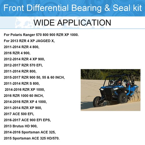 JAVIK Front GearCase Differential Bearing Seal Kit For Polaris RZR 1000 900 800 570 Ranger 1000 900 570 500 Diesel ACE 900 570 500 325 Brutus, OEM# 3235174 3235171 3235484 1332842 : Buy Online At Best Price In KSA - Souq Is Now - Foto 6