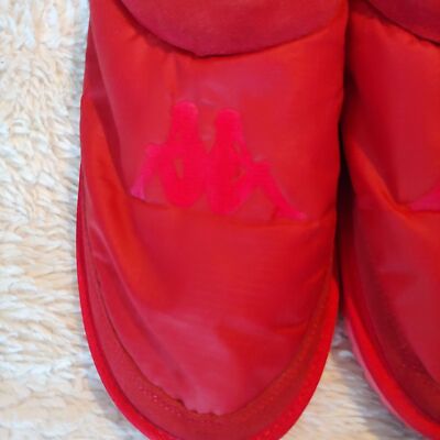 KAPPA Authentic Mule Red 3 Slip On Fraternity Mule Sandals 